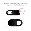 ESTUFF ES695001 Webcam Cover - Super tenká krytka webkamery pro MacBook, černá