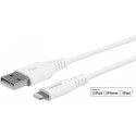 ESTUFF Prémiový datový a nabíjecí kabel USB/Lightning MFi, 0,5m, bílý