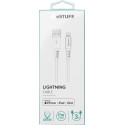 ESTUFF Prémiový datový a nabíjecí kabel USB/Lightning MFi, 3m, bílý