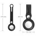 ESTUFF Suitcase Tag kožený přívěšek pro Apple AirTag, černý