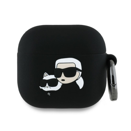 Pouzdro Karl Lagerfeld 3D Head pro AirPods 4 - black