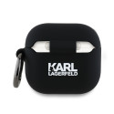 Pouzdro Karl Lagerfeld 3D Head pro AirPods 4 - black
