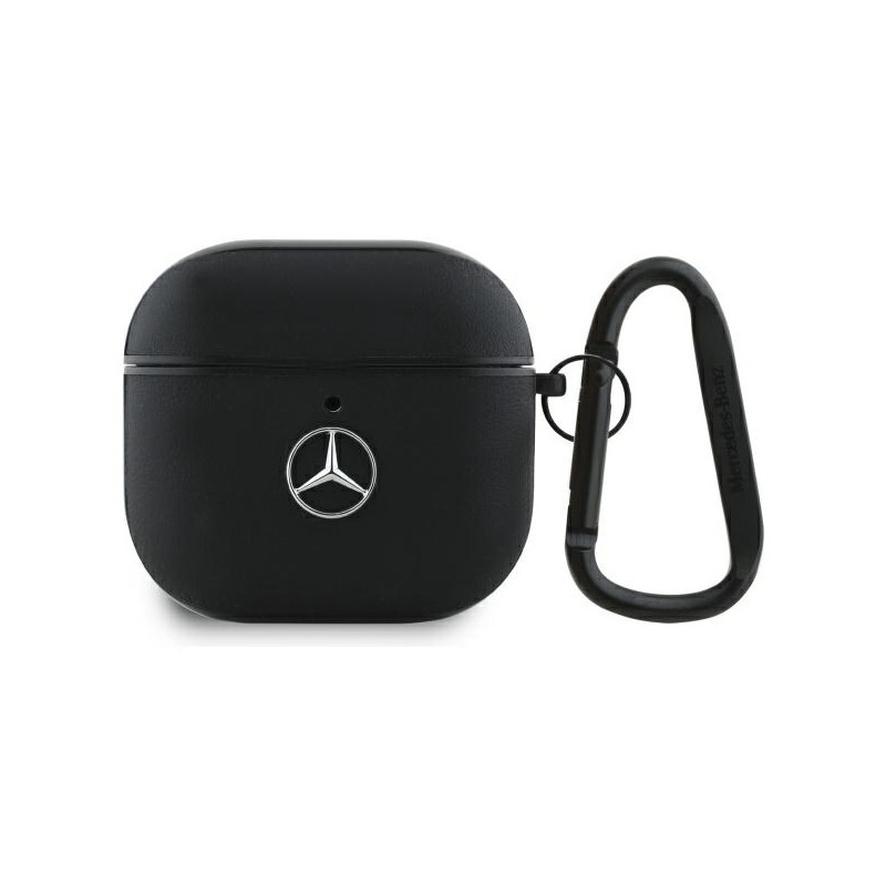Pouzdro Mercedes MEA4CSLBK pro AirPods 4 - černá/černá