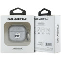 Pouzdro Karl Lagerfeld CHOUPETTE Head pro AirPods 4 - silver