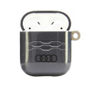 Pouzdro Audi GEOMETRIC PATTERN pro AirPods 1 / 2 - šedé