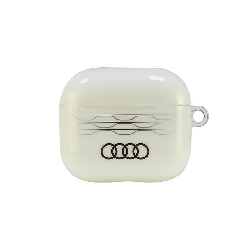 Kryt Audi IML GEOMETRIC PATTERN pro AirPods 3 - white