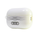 Pouzdro Audi IML GEOMETRIC PATTERN pro AirPods Pro 2 - bílá