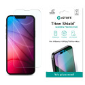 ESTUFF Titan Shield Ochranné sklo 2.5D STANDARD 0.33mm pro iPhone 13 Pro Max/14 Plus, čiré