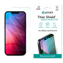 ESTUFF Titan Shield Ochranné sklo 2.5D STANDARD 0.33mm pro iPhone 13/13 Pro/14, čiré