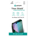 ESTUFF Titan Shield Ochranné sklo 2.5D STANDARD 0.33mm pro iPhone 13/13 Pro/14, čiré