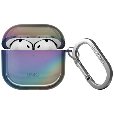 Pouzdro UNIQ IRIDESCIA pro AirPods 4 - holo multicolor