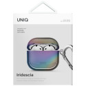 Pouzdro UNIQ IRIDESCIA pro AirPods 4 - holo multicolor