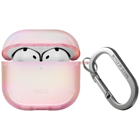 Kryt UNIQ IRIDESCIA pro AirPods 4 - Holo Pink