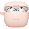Pouzdro UNIQ CLYDE LOCK pro AirPods 4 - růžová