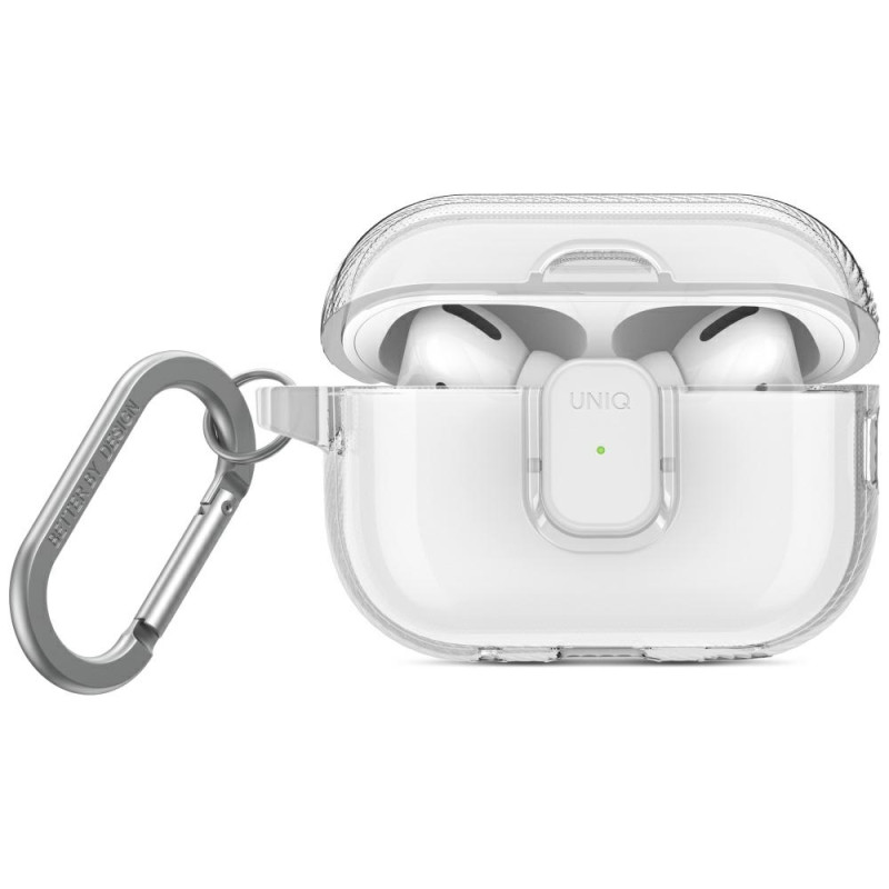 Kryt UNIQ Glase Pro pro AirPods Pro 2 - transparentní