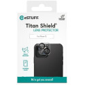 ESTUFF Titan Shield Ochranné sklo zadní kamery 2.5D FULL-COVER 0.33mm pro iPhone 13/13 Mini, čiré
