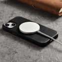 Pouzdro iCarer Oil Wax Leather pro iPhone 14 Plus – černé