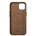 Pouzdro iCarer Oil Wax Leather iPhone 14 Plus - hnědá