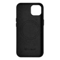 Pouzdro iCarer LITCHI pro iPhone 14 - černé
