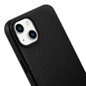 Pouzdro iCarer LITCHI pro iPhone 14 - černé