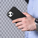Pouzdro iCarer LITCHI pro iPhone 14 - černé