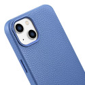 Pouzdro iCarer Litchi Premium Leather Case pro iPhone 14 – světle m