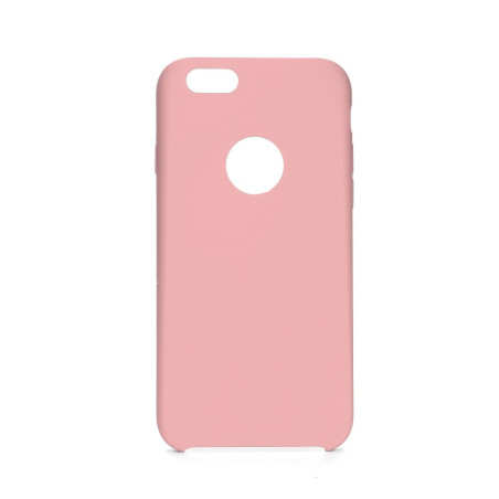 FORCELL Soft-Touch silikonový kryt pro iPhone 11 Pro, růžový, s otvorem pro logo