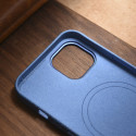 Pouzdro iCarer Litchi Premium Leather Case pro iPhone 14 – světle m
