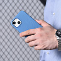 Pouzdro iCarer Litchi Premium Leather Case pro iPhone 14 – světle m