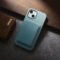 Pouzdro iCarer LITCHI PREMIUM LEATHER pro iPhone 14 - zelené