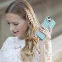 Pouzdro iCarer LITCHI PREMIUM LEATHER pro iPhone 14 - zelené