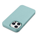Pouzdro iCarer LITCHI pro iPhone 14 Pro – zelená