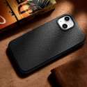 Pouzdro iCarer Litchi pro iPhone 14 Plus - black