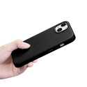 Pouzdro iCarer Litchi pro iPhone 14 Plus - black