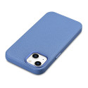 Pouzdro iCarer Litchi Premium Leather pro iPhone 14 Plus – světle m
