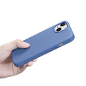 Pouzdro iCarer Litchi Premium Leather pro iPhone 14 Plus – světle m
