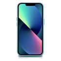 Pouzdro iCarer Litchi Premium Leather iPhone 14 Plus - zelené