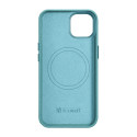 Pouzdro iCarer Litchi Premium Leather iPhone 14 Plus - zelené