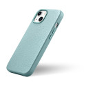 Pouzdro iCarer Litchi Premium Leather iPhone 14 Plus - zelené