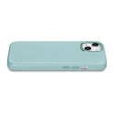 Pouzdro iCarer Litchi Premium Leather iPhone 14 Plus - zelené