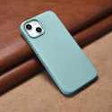 Pouzdro iCarer Litchi Premium Leather iPhone 14 Plus - zelené