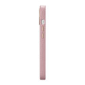iCarer Litchi Premium Leather pro iPhone 14 Plus růžové