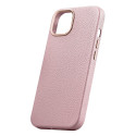 iCarer Litchi Premium Leather pro iPhone 14 Plus růžové