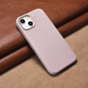 iCarer Litchi Premium Leather pro iPhone 14 Plus růžové