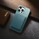 iCarer LITCHI Premium Leather pro iPhone 14 Pro Max - zelené