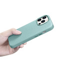 iCarer LITCHI Premium Leather pro iPhone 14 Pro Max - zelené