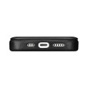 iCarer CE Oil Wax kožené pouzdro MagSafe pro iPhone 14 Plus – čer