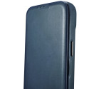 Pouzdro iCarer CE Oil Wax Leather pro iPhone 14 Plus - blue