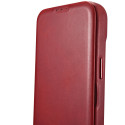 Pouzdro iCarer CE Oil Wax Leather pro iPhone 14 Plus - červené
