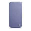 iCarer Magnetic Flip Leather Folio Case iPhone 14 Pro - světle fialov